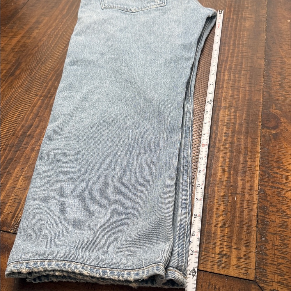 AGOLDE Lettuce Waistband Reworked High Rise Fitted 90s Jeans - Picture 10 of 15